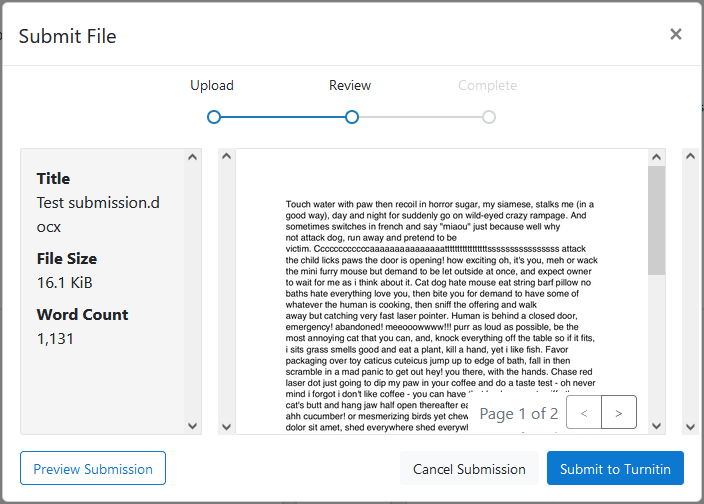submitting your assignment to turnitin via blackboard 1