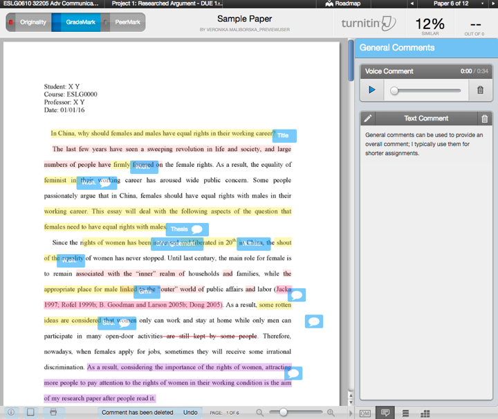 what is a good turnitin similarity score 1