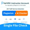 turnitin Instructor Account